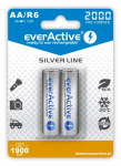 Įkraunamos baterijos everActive Ni-MH R6 AA 2000 mAh Silver Line - 2 vnt.
