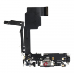 Doonorseadmest eemaldatud originaalne iPhone 15 Pro USB-laadimispesa lintkaabel &ndash; must