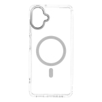 Case for Samsung A07 / A08 Frame Clear Hybrid Mag Cover compatible with MagSafe transparent