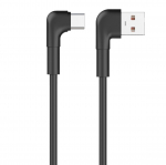 Maxlife MXUC-09 angle cable USB - USB-C 1,0 m 3A must