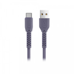 Maxlife MXUC-04 cable USB - USB-C 1,0 m 3A lilla