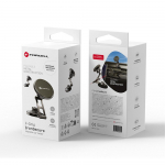 FORCELL F-GRIP IronSecure magnetinis automobilinis laikiklis priekinio stiklo ir prietaisų skydelio, suderinamas su MagSafe, juodas