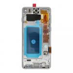 FixCell display LCD SAMSUNG S10 G973 with frame valge (refub)