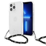 Guess GUHCP13LKPSBK iPhone 13 Pro / 13 6.1" l&auml;bipaistev k&otilde;va &uuml;mbris Black Pearl