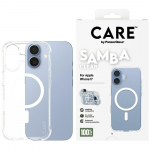 CARE by PanzerGlass Fashionable Samba &Uuml;mbris w. Valge MagSafe jaoks iPhone 17 - L&auml;bipaistev