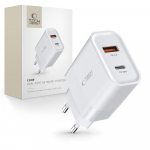 Tech-Protect C30W laadija USB-C PD 30W / USB-A QC 3.0 - valge