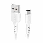 SBS TECABLEMICROC15W USB-A - USB-C Kaabel 1.5m - valge