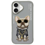 Nimmy Glasses Cool Dog iPhone 16 &Uuml;mbris - Hall