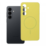 &Uuml;mbris SILICONE 2mm jaoks SAMSUNG S26 Plus compatible with MagSafe lemon