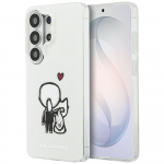 Karl Lagerfeld &uuml;mbris IML Karl ja Choupette MagSafe Samsung Galaxy S26 Ultra jaoks l&auml;bipaistev