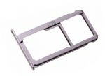 SIM kortelės laikiklis Huawei P9 (Dual) pilkas (Titanium Grey) originalus (service pack)