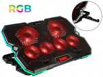 6 FAN VORTEX RGB Laptop Cooling Pad
