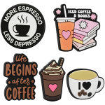 3D kleebis Coffee 5 tk komplekt