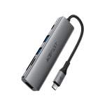 Acefast J18 USB jaotur USB-C 6-in-1 HDMI 4K 60Hz PD90W dokkimisjaam - hall