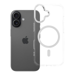 &Uuml;mbris iPhone 17 Frame Clear Hybrid Mag Cover &uuml;hilduv MagSafe-ga l&auml;bipaistev