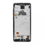 REWA OLED LCD-ekraan raamiga SAMSUNG A72 4G jaoks, must