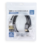 Blue Star USB-C&ndash;HDMI kaabel, 4K/60 Hz, HDR, ARC, Ethernet, AWM, 2 m &ndash; must