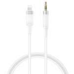 XO audiokaabel NB-R279A Lightning - jack 3,5mm 1,0m, valge