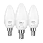 LEPRO 600059-WW-EU-3 LED-lamp, E14, C37, 4.2W (40W), 470 lm, 2700K (soe valge valgus), 250&deg;, 3 tk pakend