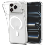 Spigen Liquid Crystal MagSafe &uuml;mbris mudelitele iPhone 18 Pro Max / 17 Pro Max, l&auml;bipaistev ja valge