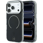 Mercedes Double Layer Iconic Logo &uuml;mbris seadmele iPhone 18 Pro Max / 17 Pro Max, MagSafe-&uuml;hilduv &ndash; must