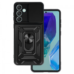 Slide Camera Armor dėklas SAMSUNG Galaxy M55 5G juodas
