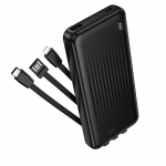Borofone Akupank 10000mAh BJ79 Clever - USB - with Type C and Lightning cables must