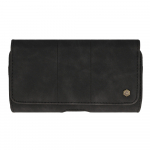 Wonder MAX diržo dėklas (DYDIS XL) Iphone 17 Pro Max/16 Pro Max/Samsung A55 5G/A53/S25 Plus/S23 FE juodas (167x83 mm)