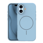 Silikoninis Thin Mag dėklas for iPhone 17 6,3" &scaron;viesiai mėlynas