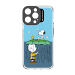 CASE&ME PEANUTS DĖKLAS IPHONE 14 PRO SU KAMEROS APSAUGA umbrella nugarėlė