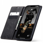 Spacecase piniginės dėklas iPhone 13 Pro Max juodas