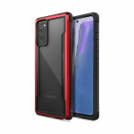 X-Doria Raptic Shield &uuml;mbris seadmele Samsung Galaxy Note 20, alumiiniumist, l&auml;binud 3 m kukkumiskatse, punane