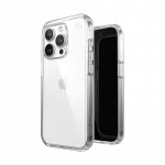 Speck Presidio Perfect-Clear &uuml;mbris seadmele iPhone 15 Pro, l&auml;bipaistev