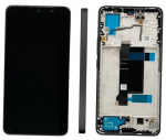 LCD screen Xiaomi Redmi Note 13 Pro 5G koos touch screen koos frame Midnight Must (&uuml;hildub Poco X6 5G) original (service pack)