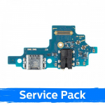 Charging Port &Uuml;hildub Samsung A920 2019 A9 Koos Flex / Plata 100% Original (Service Pack)