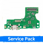 Charging Port &Uuml;hildub Huawei Y6 2019 Koos Flex / Plata Original (Service Pack)