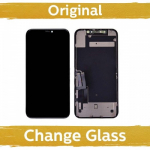 LCD Ekraan iPhone 11 Must (LG versioon + metallplaat) (uuendatud: Hiina)