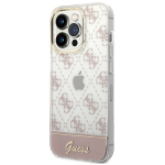 Guess GUHCP14LHG4MHP iPhone 14 Pro 6.1 "pink / pink hardcase 4G Pattern Script