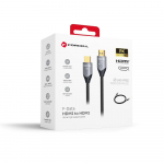 Cable HDMI 2.1 Forcell Cafule 8K 60Hz / 4K 120Hz &ndash; Ultra High Speed, HDR, eARC, VRR, 48Gbps 3 m black