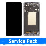 Samsung A576 A57 5G-ga &uuml;hilduv LCD-ekraan raamiga / hall / (teenusepakett)
