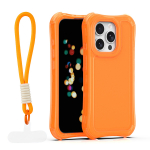 Safepop &uuml;mbris rihmaga iPhone 15 Pro 6,1" jaoks oranž
