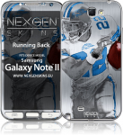 Nexgen dekoratiivne 3D-efektiga kleebis seadmele Samsung Galaxy Note 2, Running Back 3D