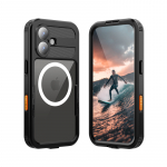 Crong Seal Cover IP68 veekindel &uuml;mbris iPhone 17 telefonile, must