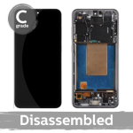 LCD Display Compatible With Samsung S721 S24 FE with Frame / Graphite (Black) / (8/10 Disassembled)