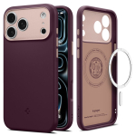 Spigen Nano Pop MagSafe &uuml;mbris mudelile iPhone 18 Pro Max / 17 Pro Max &ndash; v&auml;rv: tume kirsipunane