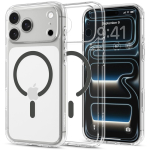 Spigen Ultra Hybrid MagSafe &uuml;mbris iPhone 18 Pro Max / 17 Pro Max jaoks, l&auml;bipaistev grafiithall