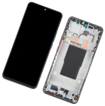 Xiaomi 12T/12T Pro LCD-ekraan puuteekraani ja raamiga, must, originaal (service pack)