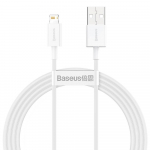 USB kaabel Baseus Superior from USB to Lightning 2.4A 1.5m valge CALYS-B02