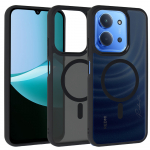 Pilnas matinis magnetinis dėklas Xiaomi Redmi 15C 4G/5G juodas