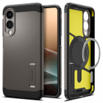 SPIGEN &uuml;mbris TOUGH ARMOR compatible with MagSafe jaoks SAMSUNG S25 Edge gunmetal